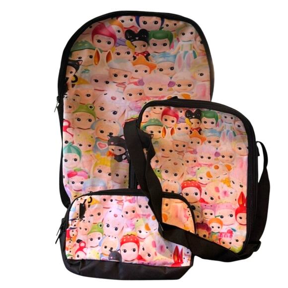 Other - New Kawaii Cupid Angel Inspired Backpack, Lunch Box, Pen Bag, Set of 3, Gift